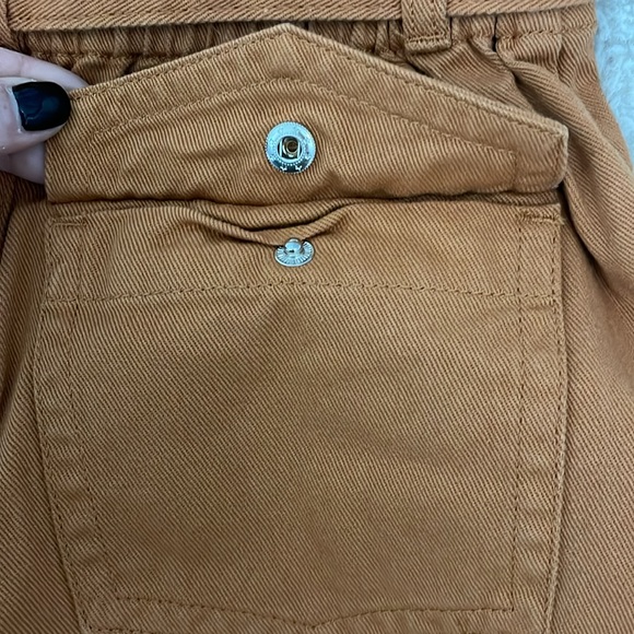 SB ROYAL BLUE Orange High Waisted Shorts Small - Picture 6 of 10